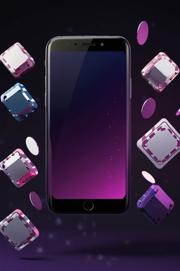 Smartphone mit Casino-App